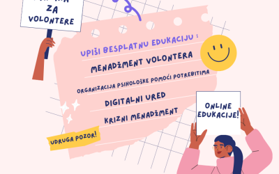 Besplatne edukacije za volontere